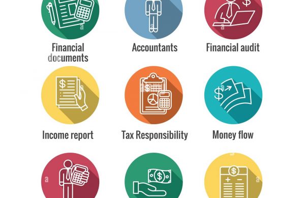 accountant-or-accounting-icon-set-w-money-accountant-and-figures-images-W3ECTJ